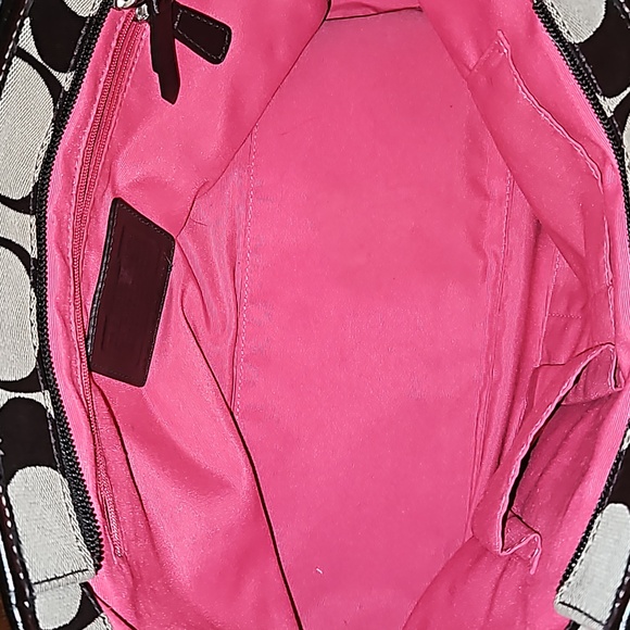 COACH Daisy Signature Canvas Satchel - Picture 4 of 5